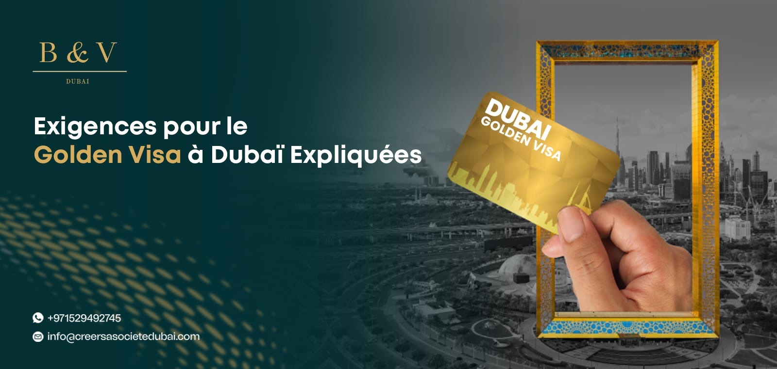 Exigences pour le Golden Visa à Dubaï Expliquées