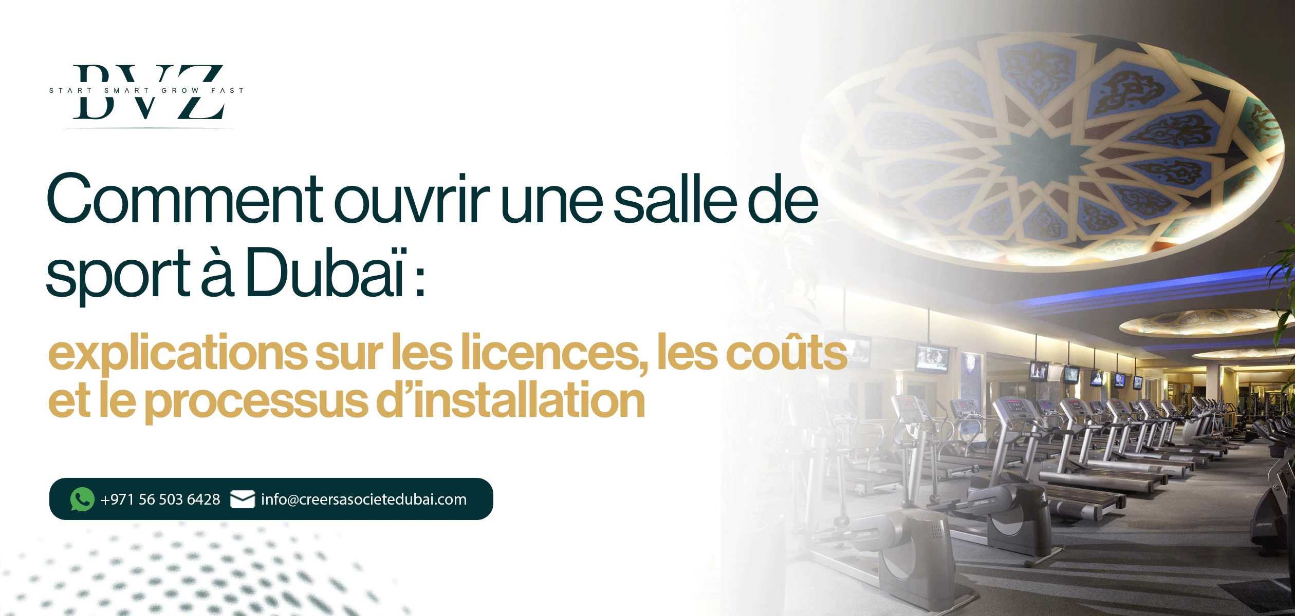 ouvrir une salle de sport à Dubaï