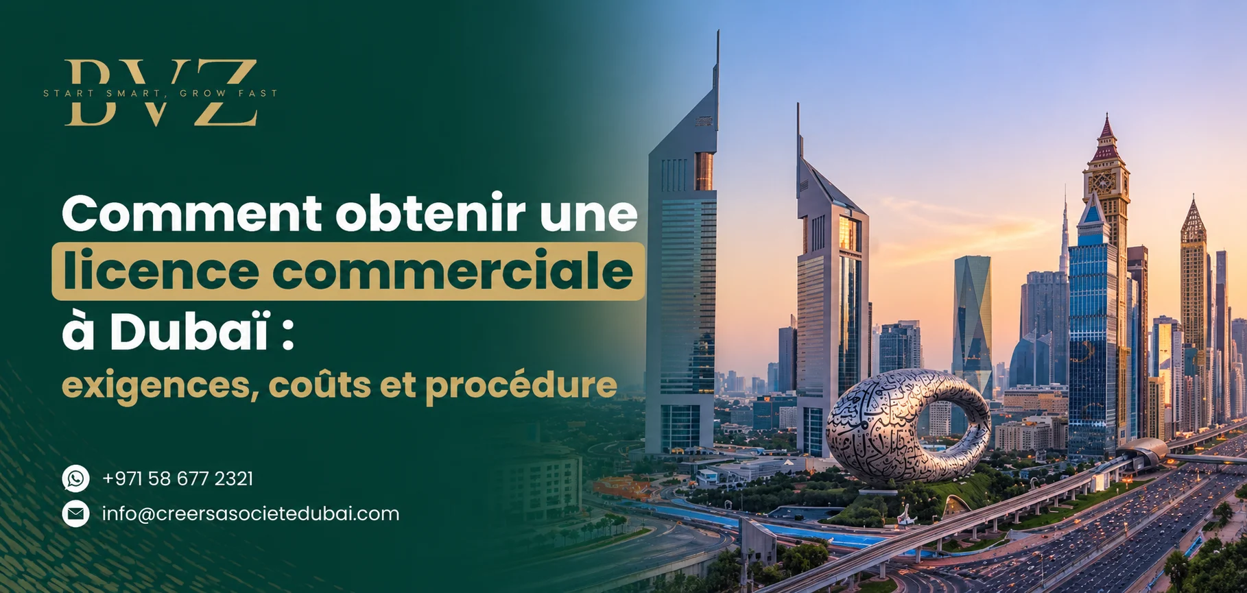 Comment obtenir une licence commerciale à Dubaï exigences, coûts et procédure